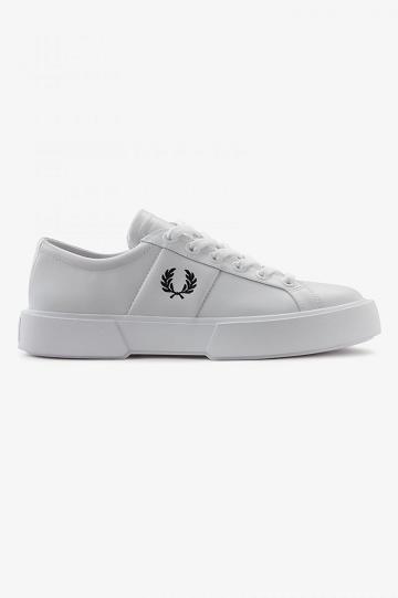 Fred Perry Exmouth Miesten Kengät Valkoinen | FI 1926NWYB